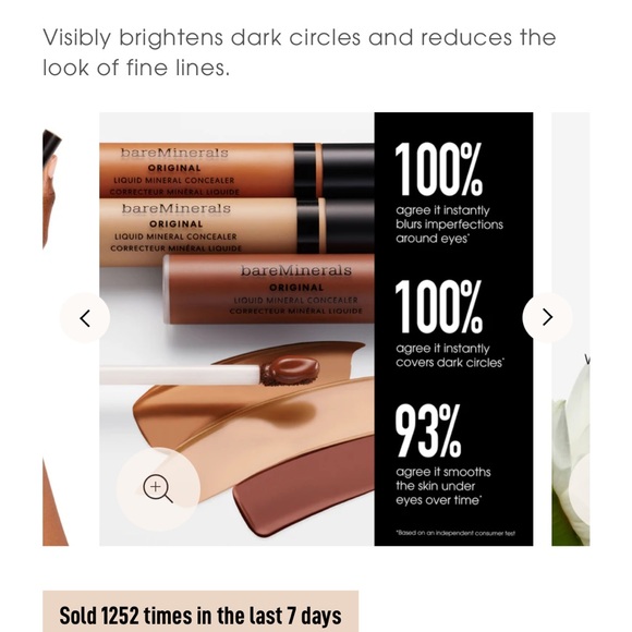 Brand new in Box bareMinerals Liquid Mineral Concealer in Very Fair - Picture 9 of 15